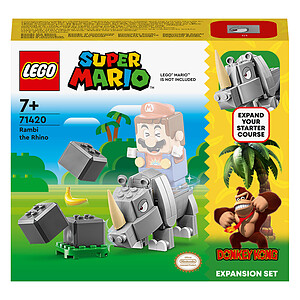 LEGO Super Mario 71420 Ensemble d extension Rambi le rhinoceros

