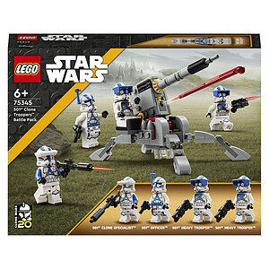 LEGO Star Wars 75345 Pack de combat des Clone Troopers de la 501eme legion
