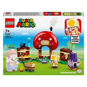 LEGO Super Mario 71429 Ensemble d extension Carottin et la boutique Toad
