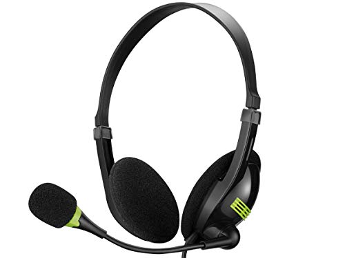 Sandberg Saver USB Headset | Casque Filaire avec Microphone | Mains Libres | Casque avec connecteur USB A | Plug Play | 20 Hz à 20 kHz | pour Le Bureau et la Maison