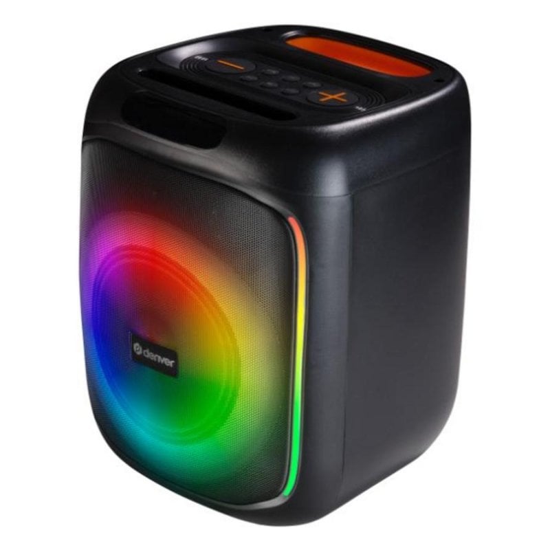 denver-electronics Haut-parleurs Denver Party Bluetooth et filaire 20 W avec LED et télécommande