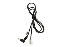 Jabra Auriculares Jabra 8800-00-75 avec câble RJ-10 vers 3,5 mm pour téléphone fixe Black