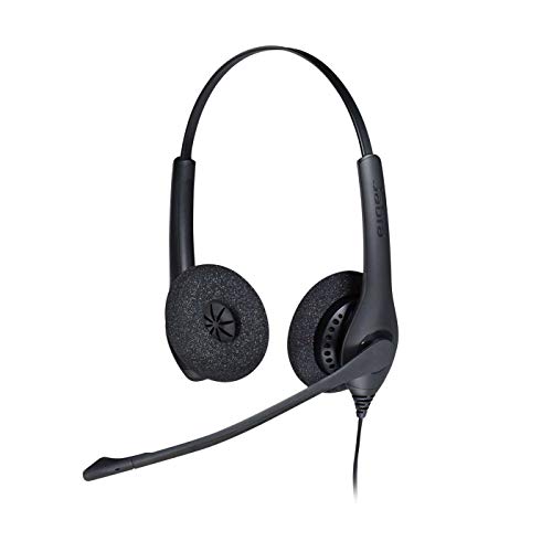 Jabra BIZ 1500 Duo QD Binaural Bandeau Noir Casque audio - Casques audio (Centre d'appel Bureau, Binaural, Bandeau, Noir, Avec fil, Supra-aural)