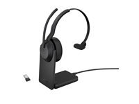 Jabra Jabra Evolve2 55 MS Mono - micro-casque - avec support de chargement