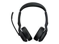 Jabra Jabra Evolve2 55 MS Stereo - micro-casque - avec support de chargement