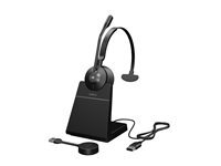 Jabra Auriculaires Jabra Engage 55 SE Mono sans fil DECT USB-A pour bureau avec micro et réduction de bruit noirs