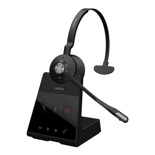 Jabra Casque Engage 65 SE, Base, Alimentation, câble USB-C vers USB-A de 1,5 m, câble de téléphone de Bureau, Guide de démarrage Rapide, Garantie et Avertissement (brochures de sécurité)