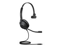 Jabra Casque Jabra Evolve2 30 SE filaire USB-C USB-A mono avec microphone antibruit Black