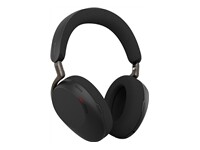 Jabra Evolve3 85 Casque Over-Ear Bluetooth sans Fil avec Micro pour Travail, USB-A, IA Appel Vocal, Annulation Bruit Active Adaptative, 25h, Compatible Applications de réunion, Noir
