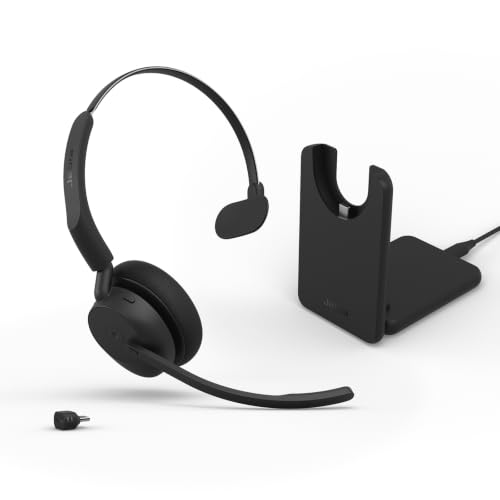 Jabra Evolve3 45 Casque sans Fil Bluetooth Mono avec Micro, UC, USB-C