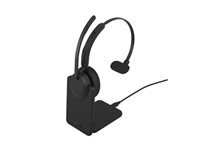 Jabra Jabra Evolve3 45 MS Mono - micro-casque - USB-A via adaptateur Bluetooth, USB-C - Microsoft Teams Certified - Zoom Certified - avec support de chargement