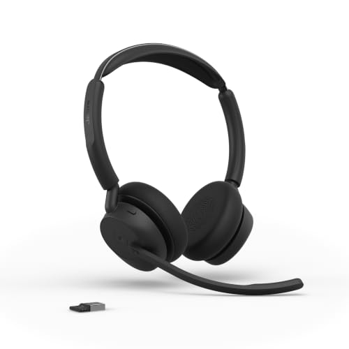Jabra Jabra Evolve3 45 MS Stereo - micro-casque - USB-A via adaptateur Bluetooth, USB-C - Microsoft Teams Certified - Zoom Certified