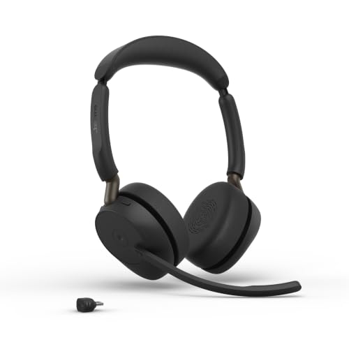 Jabra Evolve3 65 auriculares Con micrófono inalámbricos duales Bluetooth, MS Teams, USB-C