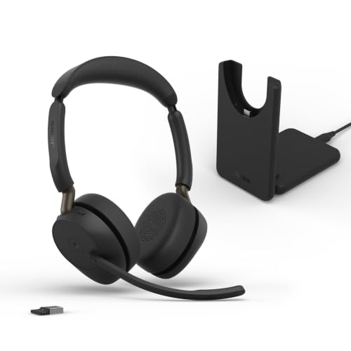 Jabra Evolve3 65 Dual auriculares inalámbricos Bluetooth, MS Teams, USB-A