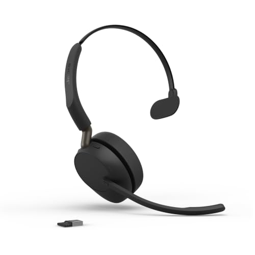Jabra Evolve3 65 auriculares Con micrófono inalámbrico Bluetooth monoaural, UC, USB-A