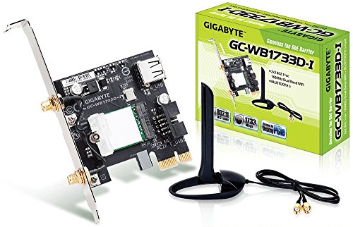 Gigabyte GC-WB1733D-I Adaptateur Bluetooth 5.0 PCIe 802.11ac