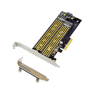 MicroConnect PCIe x4 M 2 Key NMVe SSD Adapter
