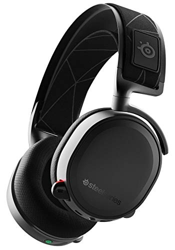 SteelSeries Arctis 7 - Casque de Jeu sans Fil et sans Perte - Son Surround DTS Headphone X v2.0 pour PC, PlayStation 5 et PS4 - Noir