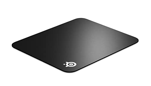 SteelSeries QcK Hard - Tapis de souris de jeu - Optimisé pour les capteurs de jeu - Conception résistante multi-couches - Vitesse maximale - Taille M (320mm x 270mm x 3mm)