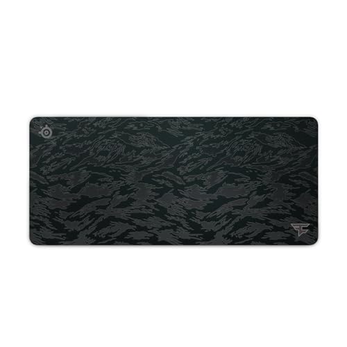 SteelSeries QcK XXL Tapis Gaming - Édition Faze Clan – Tissu épais – Large Couverture du Bureau – Optimisé pour Les capteurs Gaming
