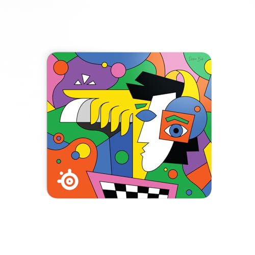 SteelSeries Tapis de Souris QcK - Collab limitée - Roma Bib - Caoutchouc antidérapant - Suivi et stabilité - Optimisé pour Les capteurs
