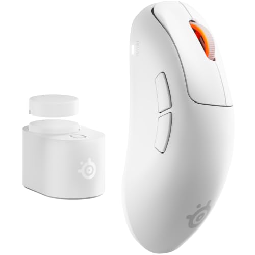 SteelSeries Rival Pro Mini Wireless Ergonomische Gaming-Maus – Weiß