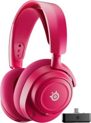 Casque gaming sans fil SteelSeries Arctis Nova 7X Gen 2 Bluetooth Magenta pour Xbox
