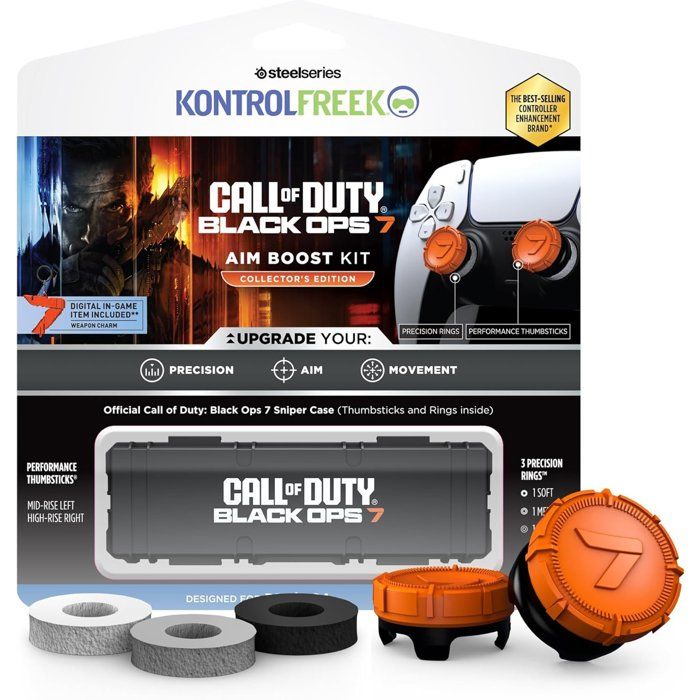 Pack de 2 Call Of Duty BO7 Performance Thumbsticks - STEELSERIES - KontrolFreek - Collector - Manettes PS5 PS4 - Orange