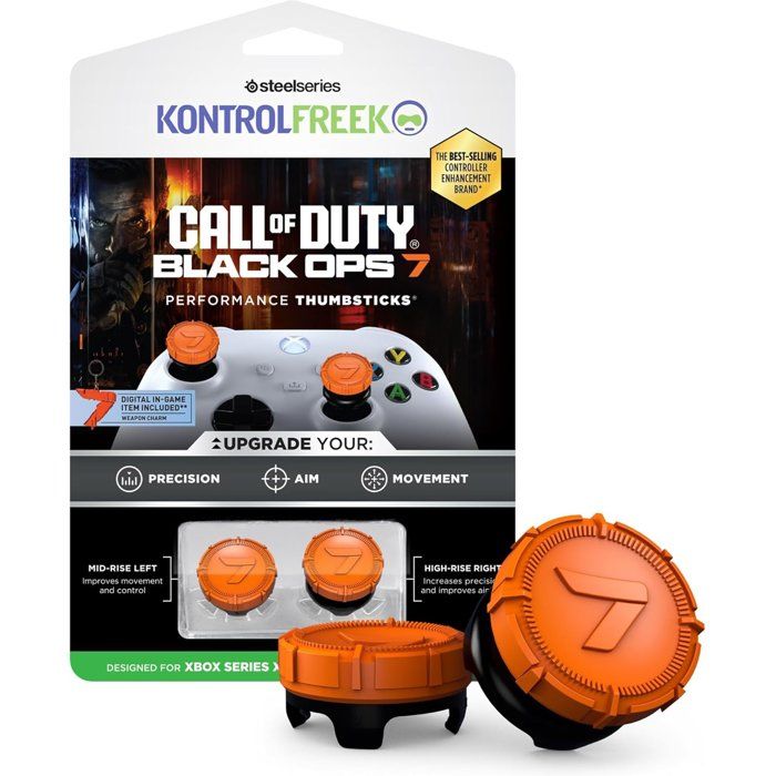 Pack de 2 Call Of Duty BO7 Performance Thumbsticks - STEELSERIES - KontrolFreek - Pour manettes Xbox Series et Xbox One - Orange