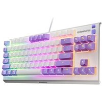 Clavier gaming filaire Azerty SteelSeries Apex 3 TKL Amethyste