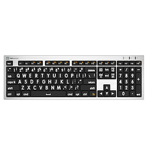 LogicKeyboard LargePrint Mac White Black
