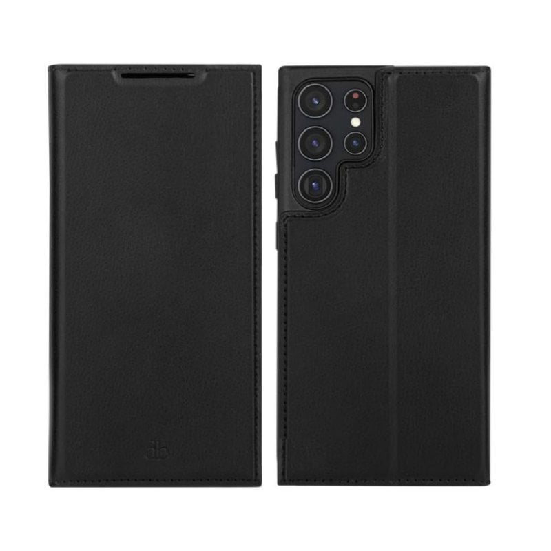 dbramante1928 Funda para móvil dbramante1928 Oslo Folio cuir vegan Black pour Galaxy S22 Ultra