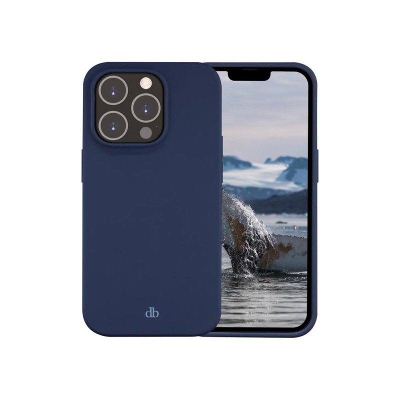 dbramante1928 Funda para móvil dbramante1928 Costa Rica Cover Silicona Recyclée Blue pour iPhone 14 Pro