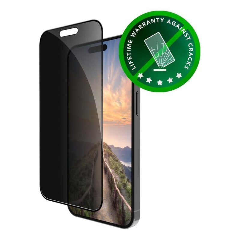 dbramante1928 Protector de pantalla Privacy DBRAMANTE1928 pour Apple iPhone 17 16 Pro Black