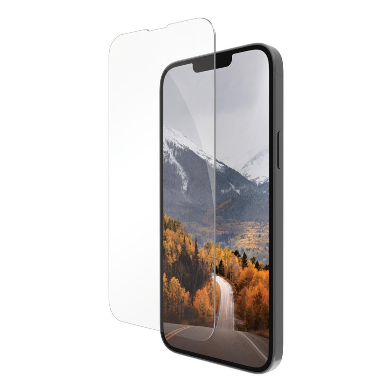 dbramante1928 Protecteur d'écran eco Dbramante1928 pour Apple iPhone 17e16e 14 13 Pro 13, verre trempé recyclé, bords arrondis