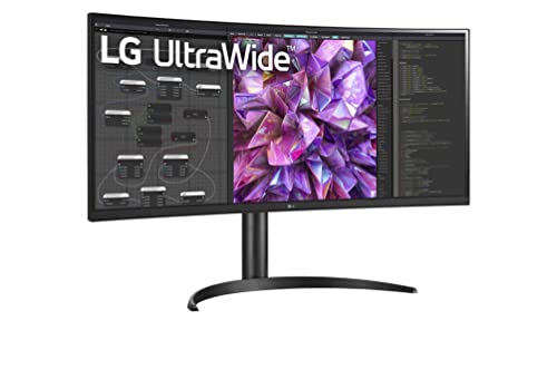 LG UltraWide™ 34WQ75C-B Ecran PC Ultra Large 34 incurve - Dalle IPS résolution UWQHD (3440x1440), HDR 10, sRGB 99 , USB-C, Haut-parleurs intégrés, Noir