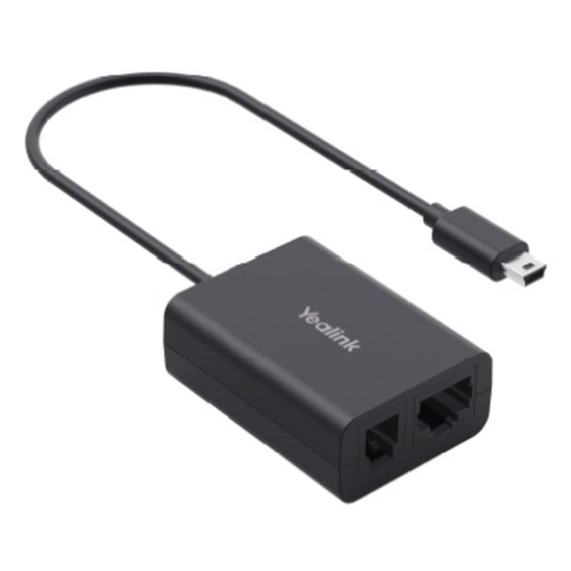Yealink Adaptateur EHS Yealink EHS62 pour casque filaire, compatible téléphones IP, Black