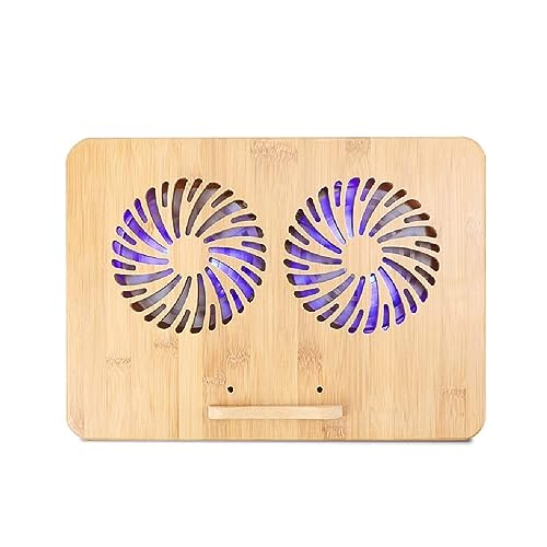 Laptop Cooling Pad Laptop Cooler Support pc Refroidissement pour Ordinateur Portable de Jeu, radiateur en Bambou pour Ordinateur Portable(Color 17 inch)