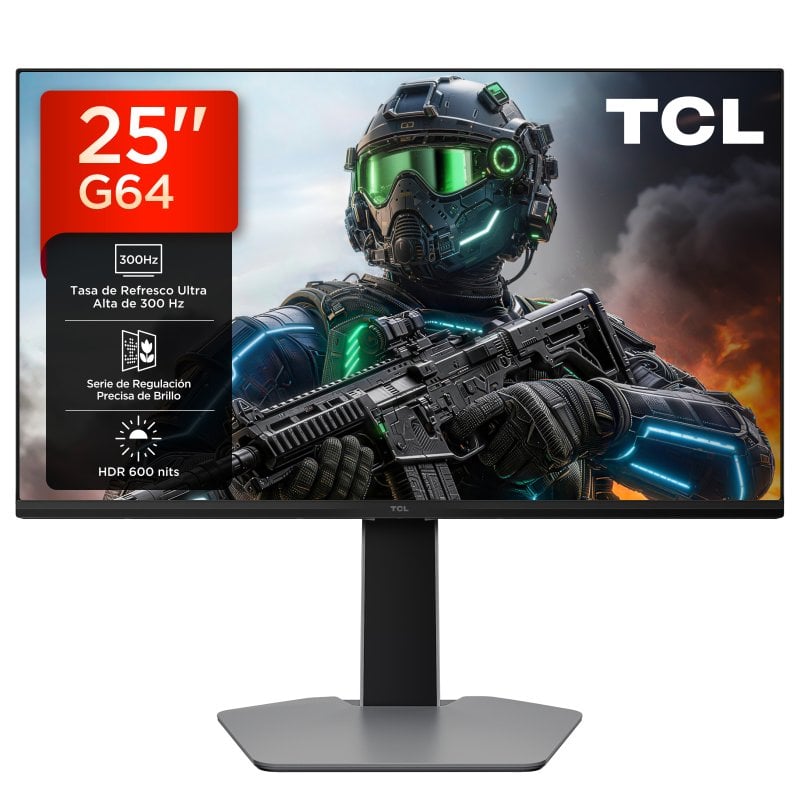 tcl-corporation Monitor TCL 25G64 24.5 Full HD 300Hz IPS FreeSync HDR600