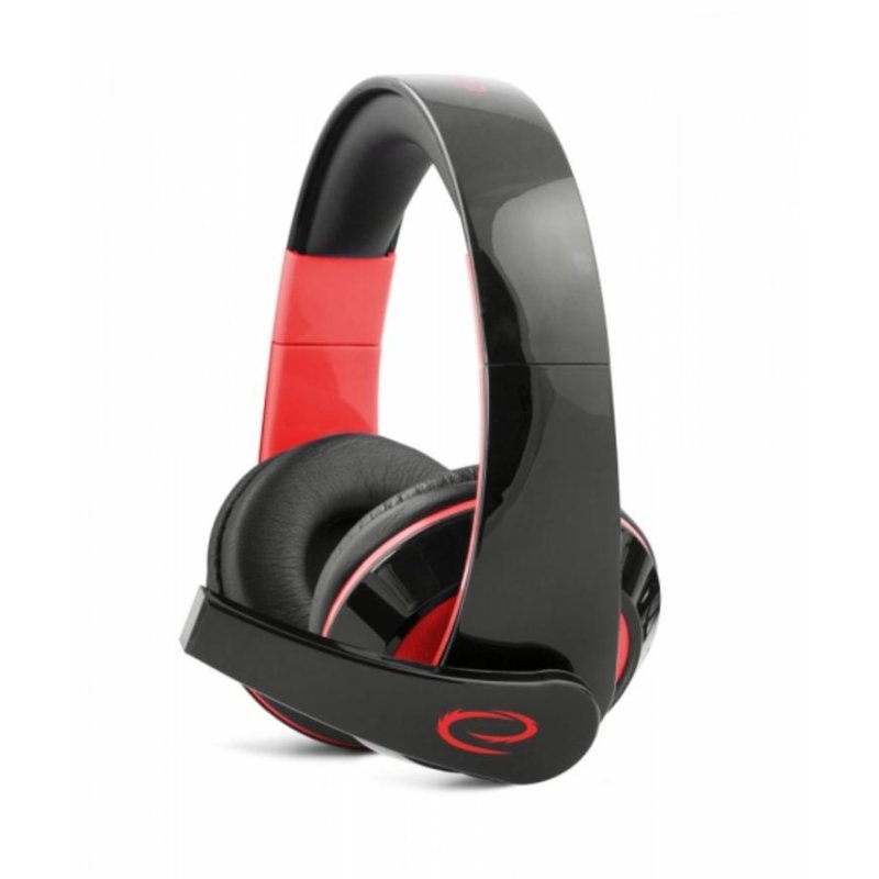 esperanza Casque Esperanza EGH300R filaire Jack gaming avec microphone Black et Red