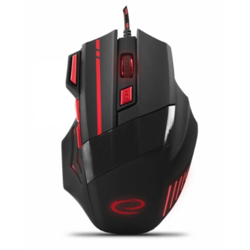 esperanza Souris Esperanza EGM201R USB 2400 DPI Black Red Gaming LED 7 Boutons