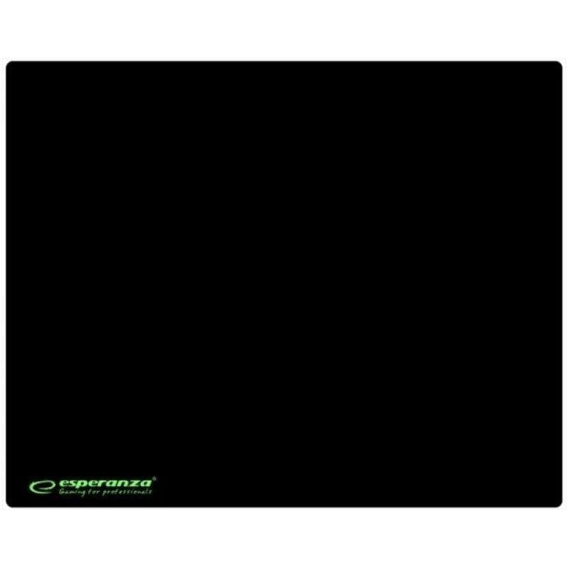 esperanza Tapis de souris Esperanza EGP102K gaming Black 300x240mm caoutchouc antidérapant