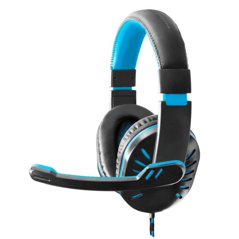 esperanza Casque Esperanza Egh330b filaire prise 3,5 mm Gaming avec micro Black Blue