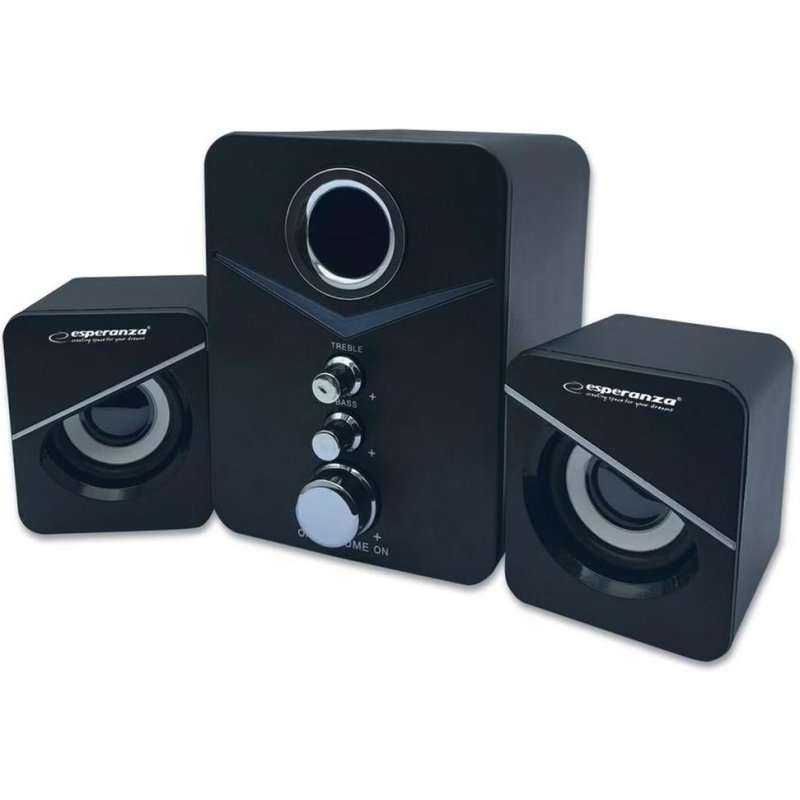 esperanza Altavoces Esperanza Stereo USB 6W 2.1 Canal avec montage mural