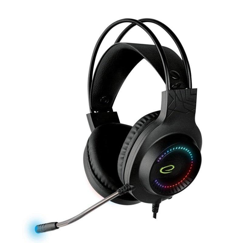 esperanza Auriculares Esperanza Egh7100 con cable USB Gaming RGB Micrófono diadema noirs