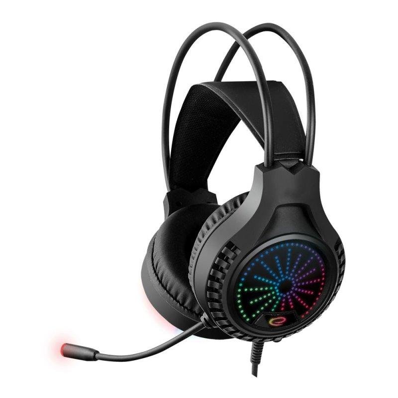 esperanza Casque Esperanza Egh5000 filaire USB Gaming avec LED RGB et microphone Black