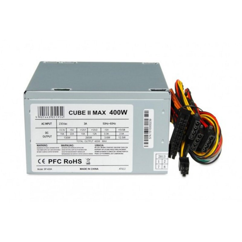 Ibox Source d'alimentation iBox 400 W Certifiée CE Cube II Refroidissement actif ATX 2.2