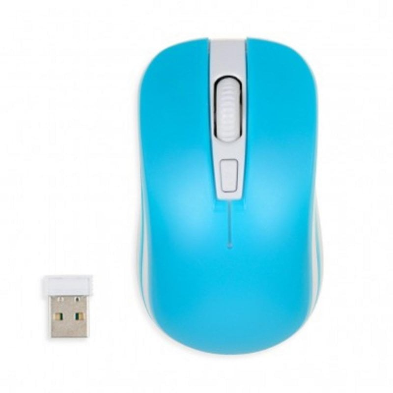 Ibox Souris iBox LORIINI sans fil RF 1600DPI Blue White Ambidextre Switch DPI