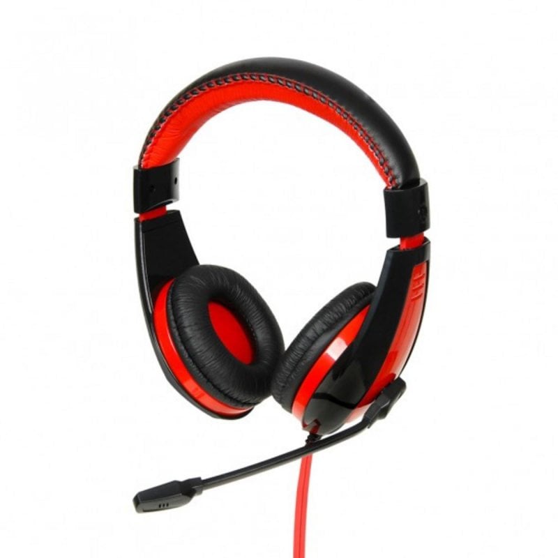 Ibox Casque iBox SHPI1528MV avec câble Jack 3,5 mm Gaming Binaural Microphone Black et Red