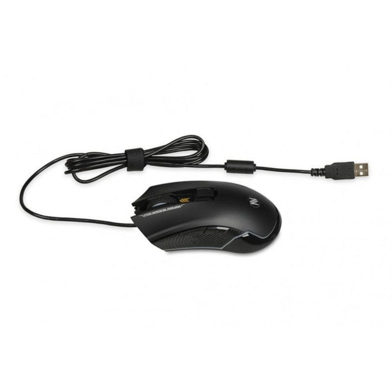 Ibox Souris iBox AURORA A-3 USB 6200 DPI Black RGB 6 boutons programmables
